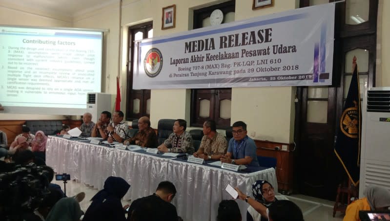 Lion Air crash final report news conference