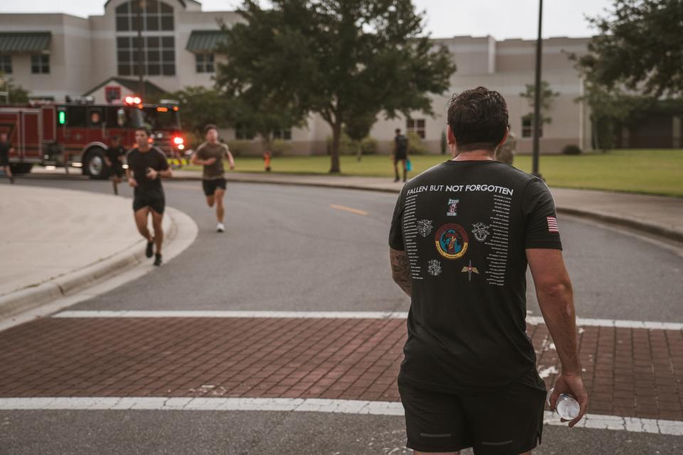 A little more than 1,000 people participated in the Army 7th Special Forces Group (Airborne) 9/11 Memorial Run on Friday.