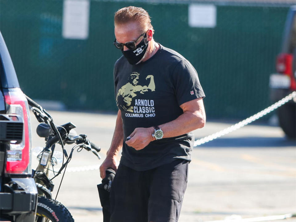 Arnold Schwarzenegger in Los Angeles. (Bild: Getty Images9