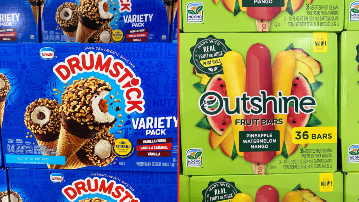 12 Best Sam's Club Frozen Desserts, like Nestle Drumsticks and Outshine Fruit Bars