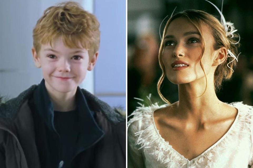 Revelation: Thomas Brodie-Sangster and Keira Knightley in Love Actually