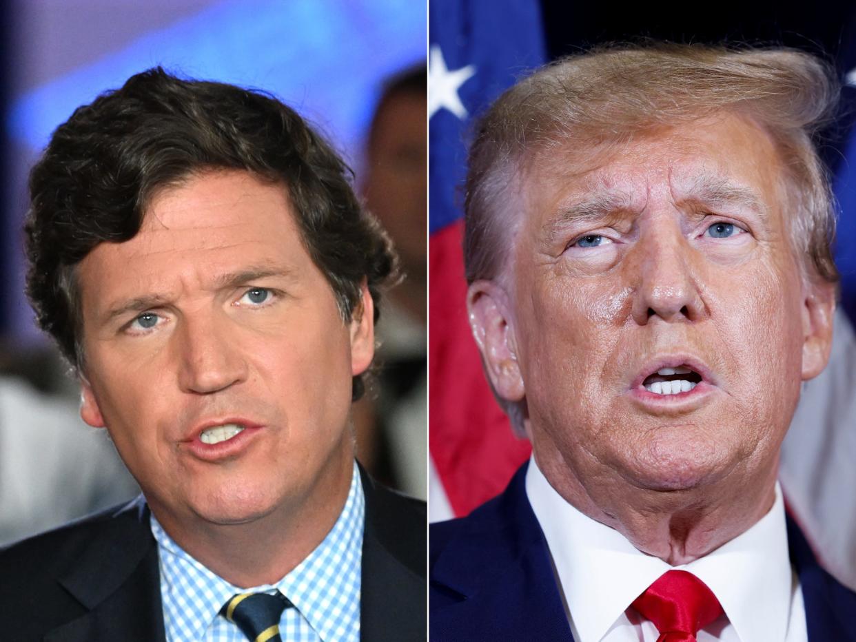 Tucker Carlson, who's ardently supported former President Donald Trump on his show, privately said he hated Trump, court filings show.