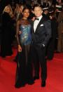 LONDON, ENGLAND - OCTOBER 23: Naomie Harris and Daniel Craig attend the Royal World Premiere of 'Skyfall' at the Royal Albert Hall on October 23, 2012 in London, England. (Photo by Eamonn McCormack/Getty Images)