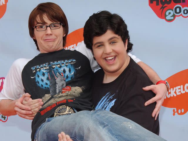 <p>Getty Images</p> (L) Drake Bell and Josh Peck