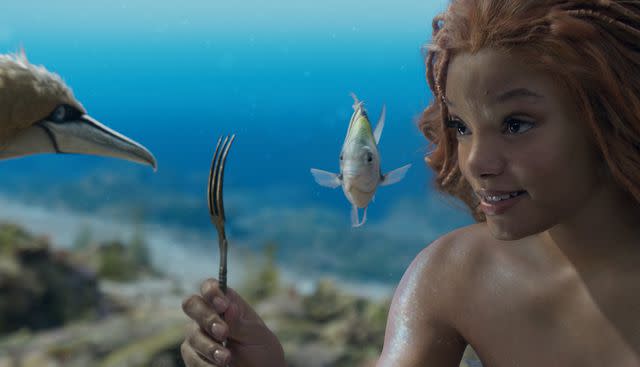 <p>Courtesy of Disney</p> Halle Bailey as Ariel in <em>The Little Mermaid</em> (2023)