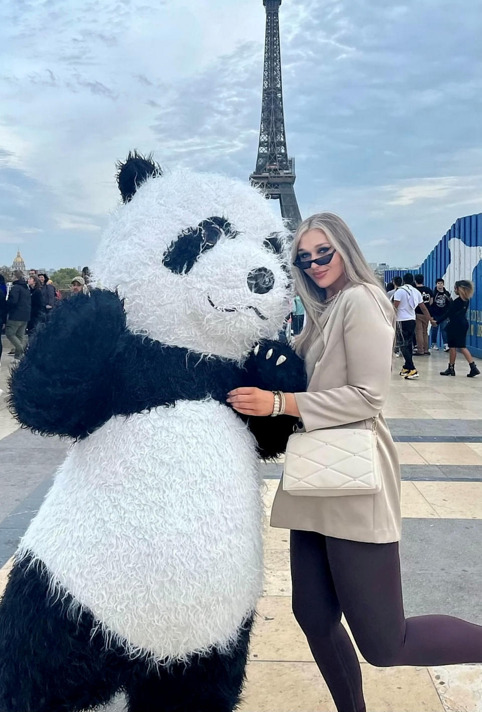 Turner pictured in Paris in October 22, just before she submitted her Miss England application. (Kathryn Turner/SWNS)