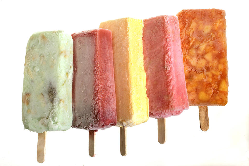Image: Paletas, in flavors like watermelon, guava and mango-chili. (Carlos Chavez / Los Angeles Times via Getty Images file)