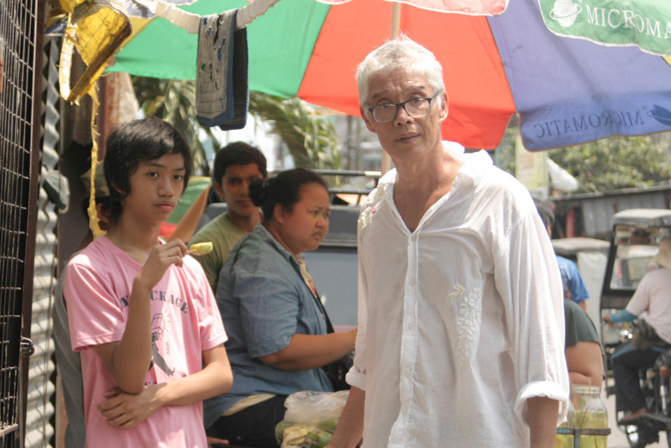 REquieme: Loy Arcenas with Rafa (Photo courtesy of Cinemalaya)