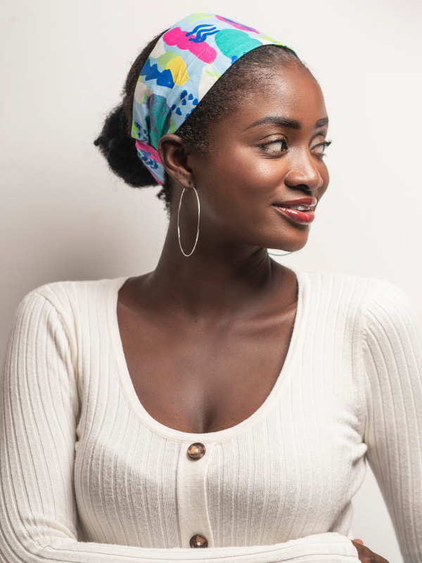 Nzinga Satin-Lined Headband