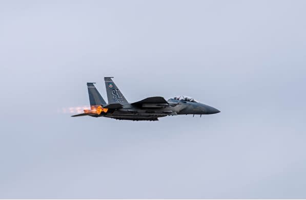 F-15EX 最多可搭載 22 枚 AIM-120C5 主動雷達制導中程空對空導彈   圖 : 翻攝自美國空軍