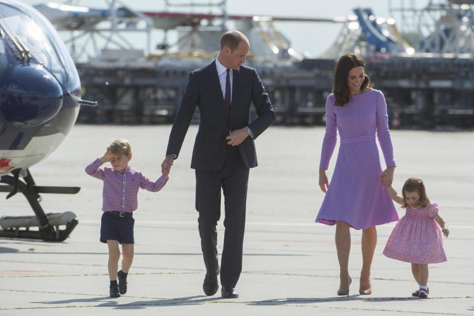 Prince William, Kate and their two children George and Charlotte (Getty Images)