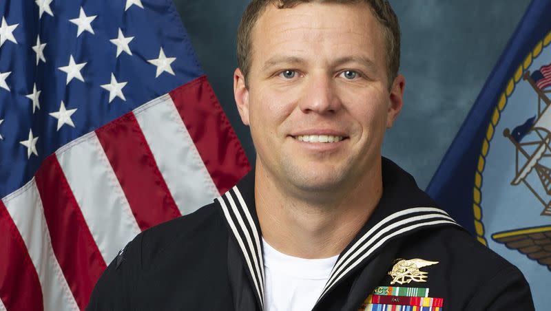 This photo provided by the Department of Defense shows Navy Special Warfare Operator 1st Class Christopher J. Chambers. Chambers is one of the two SEALs who were lost at sea during a raid on a boat carrying illicit Iranian-made weapons to Yemen. The two were lost in the roiling high seas off the coast of Somalia. The rescue mission was called off and the SEALs are considered deceased. Recovery efforts continue.