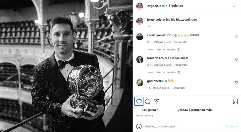 El posteo de Jorge Messi para felicitar a su hijo y apuntar contra sus detractores