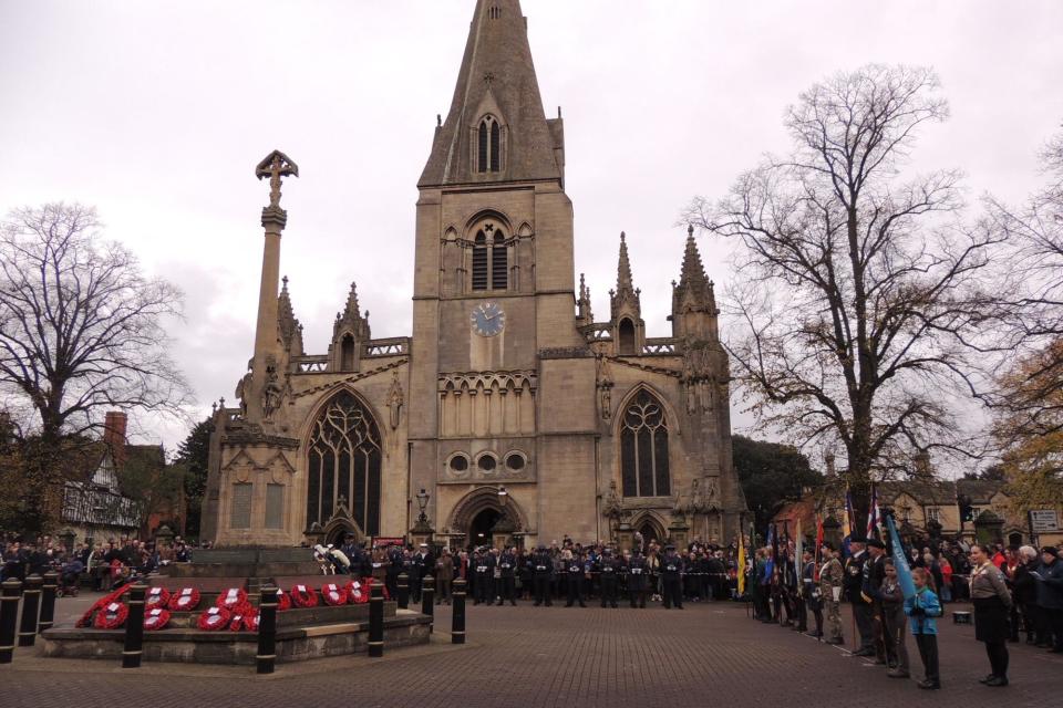 Wreaths laid on Remembrance Sunday. (Photo: Andy Hubbert)