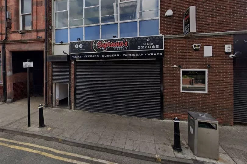 Soprano’s Pizza Shop, in Middlesbrough