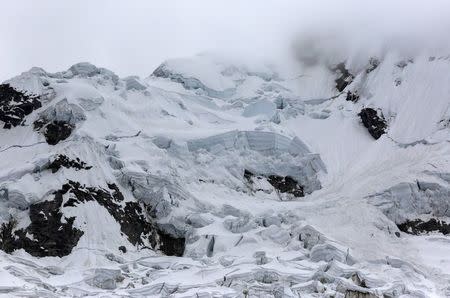 A general view of the Hualcan glacier in Huascaran natural reserve in Ancash November 29, 2014. REUTERS/Mariana Bazo