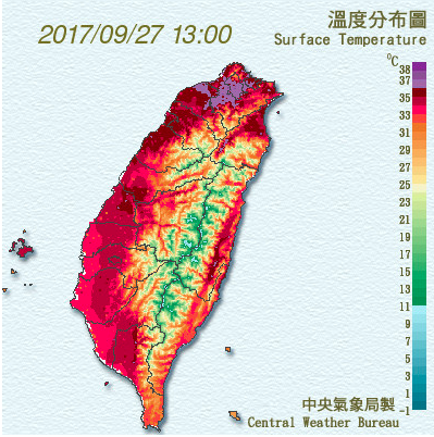 (取自中央氣象局網站)