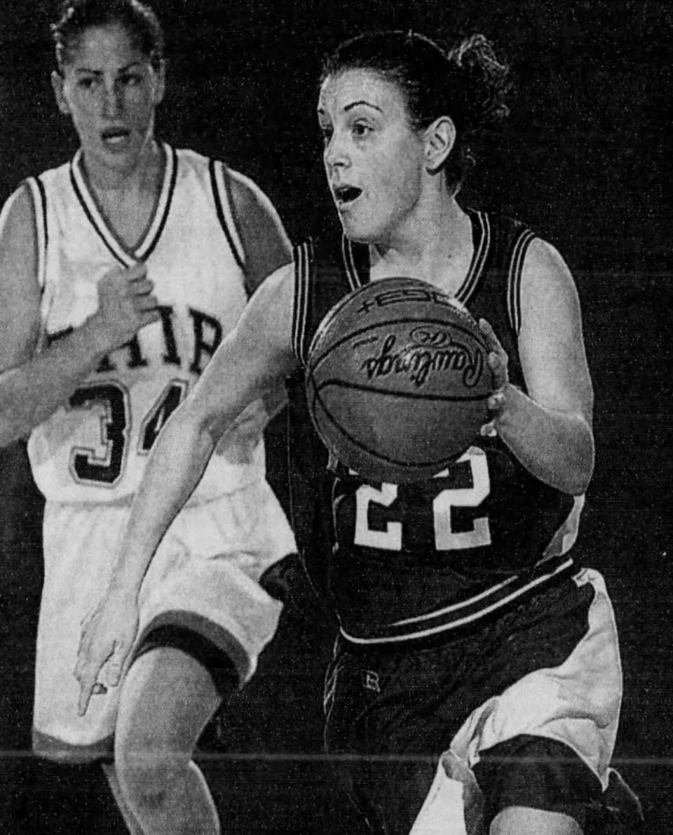 Michelle Albanese in action for Bloomsburg in 2003.