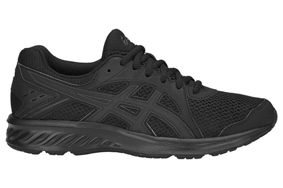 asics, black, running shoes