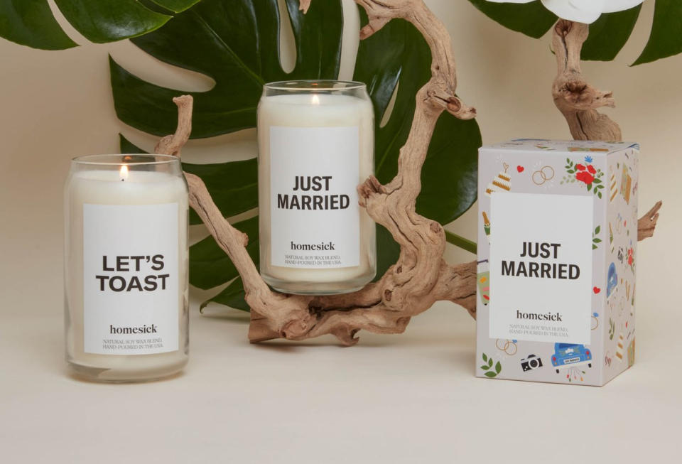 Homesick Candles Just Married