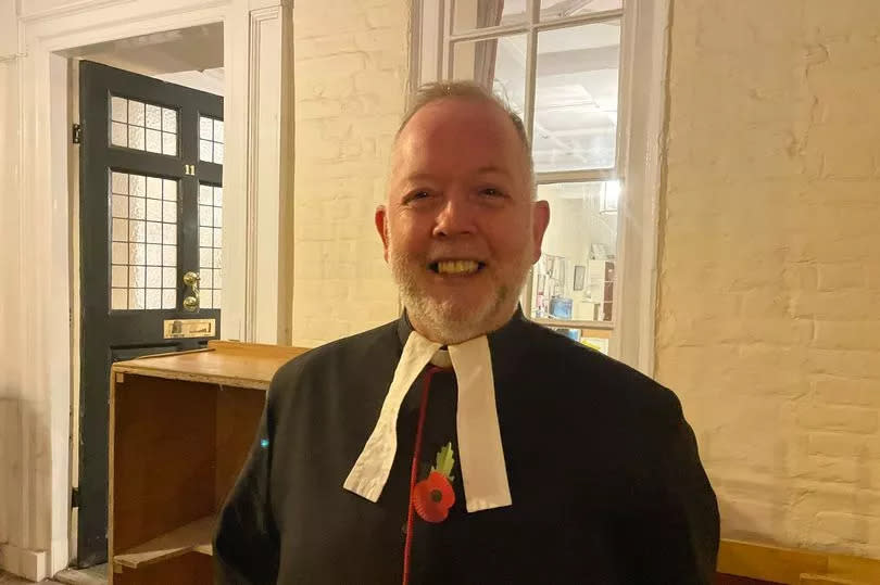 The Dean of Canterbury, the Very Rev David Monteith organised and hosted the vigil