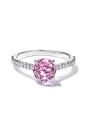 <p><em><strong>Tiffany & Co. </strong>"Tiffany Novo®" round pink sapphire engagement ring with a diamond band in platinum, price upon request, <a href="https://www.tiffany.com/?omcid=ppc_google_US_EN_Non-Bridal_Search_Google_Brand_Core+Brand_Exact&mkwid=syts4Xaq8|pcrid|439215406004|pkw|tiffany%20and%20co|pmt|e|pdv|c|mtid|744dpc50313|slid||productid||targetids|kwd-111462315|groupid|98242598879|&gclid=EAIaIQobChMI05S5tcTG7AIVQ-G1Ch1xrAbfEAAYASAAEgLj-_D_BwE" rel="nofollow noopener" target="_blank" data-ylk="slk:tiffany.com;elm:context_link;itc:0;sec:content-canvas" class="link ">tiffany.com</a>.</em></p><p><a class="link " href="https://www.tiffany.com/?omcid=ppc_google_US_EN_Non-Bridal_Search_Google_Brand_Core+Brand_Exact&mkwid=syts4Xaq8%7Cpcrid%7C439215406004%7Cpkw%7Ctiffany+and+co%7Cpmt%7Ce%7Cpdv%7Cc%7Cmtid%7C744dpc50313%7Cslid%7C%7Cproductid%7C%7Ctargetids%7Ckwd-111462315%7Cgroupid%7C98242598879%7C&gclid=EAIaIQobChMI05S5tcTG7AIVQ-G1Ch1xrAbfEAAYASAAEgLj-_D_BwE" rel="nofollow noopener" target="_blank" data-ylk="slk:SHOP;elm:context_link;itc:0;sec:content-canvas">SHOP</a></p>