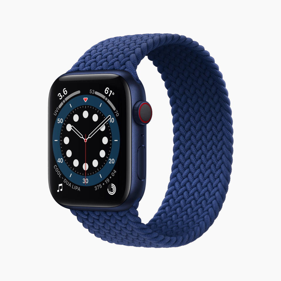 Featuring a Blood Oxygen sensor and app, new case finishes, and watchOS 7