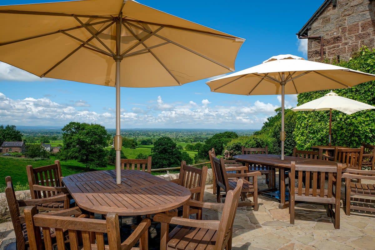 Soak up the views from The Pheasant Inn’s terrace (Pheasant Inn)