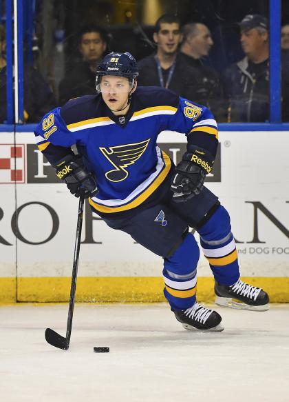 Tarasenko talks to his grandfather after every game ''except when it's a bad one and I know he'll be a bit mad.'' (USA Today)