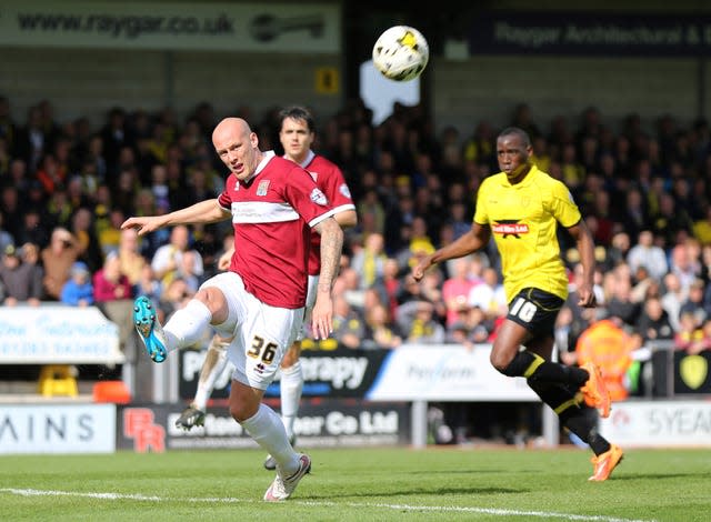 Cresswell, left, became addicted to painkillers after suffering a knee injury at Northampton 