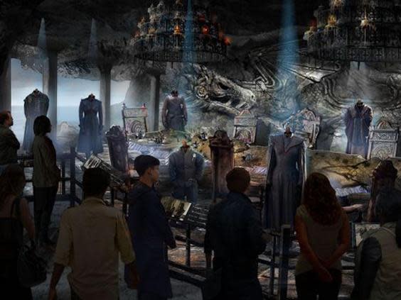 Guests will be able to visit iconic sets from the hit series, including The Map Room (Credit: HBO Game of Thrones Studio Tour)