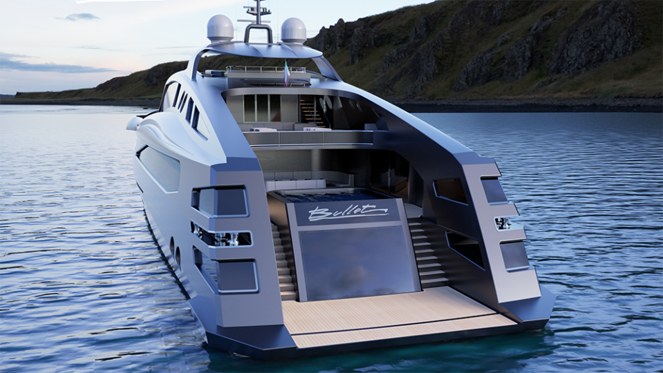 Bullet Megayacht Concept