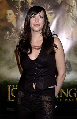 Liv Tyler at the Hollywood premiere of New Line's The Lord of The Rings: The Fellowship of The Ring