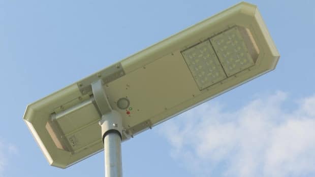New LED lights at the City of Windsor's Polonia Park hope to improve safety. The city is also improving lighting at 14 other parks. (Jason Viau/CBC - image credit)
