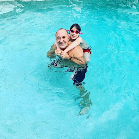 <p>Gloria Estefan Instagram</p> Emilio Estefan and his grandson Sasha.