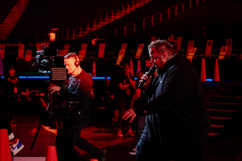 AUSTIN, TEXAS - APRIL 05: Jelly Roll attends the 2024 CMT Music Awards - Rehearsals - Day One at Moody Center on April 05, 2024 in Austin, Texas. (Photo by Catherine Powell/Getty Images for CMT)