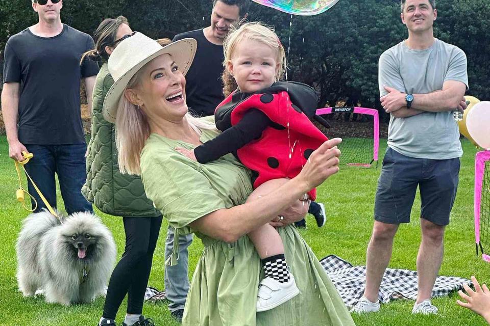 <p>Brittany Daniel/Instagram</p> Brittany Daniel and her daughter Hope at the 2-year-old