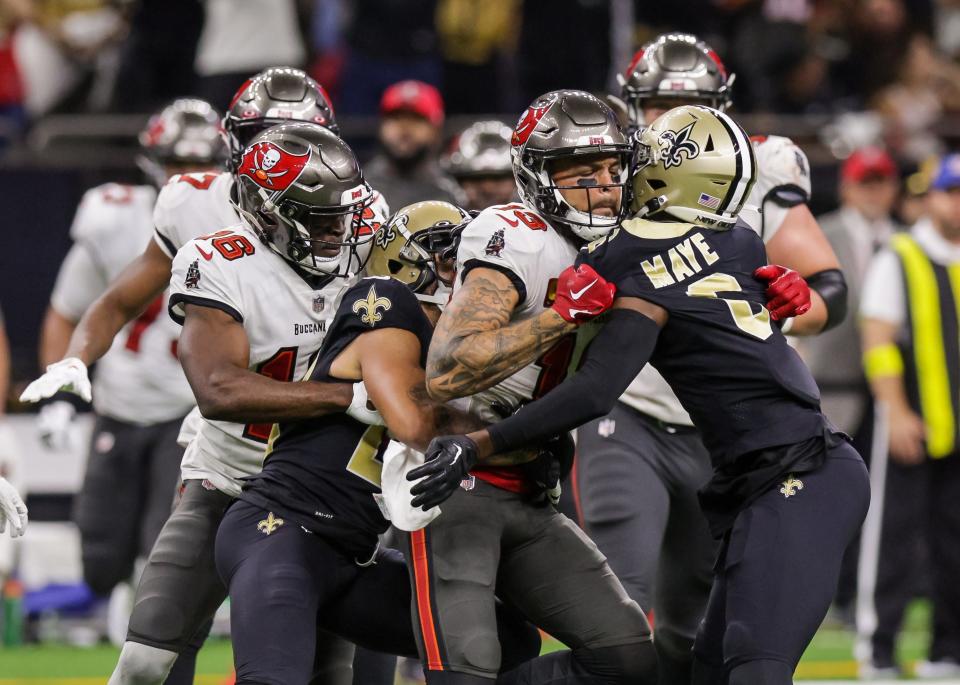 Buccaneers wide receiver Mike Evans is appealing his one-game suspension after Sunday's brawl in New Orleans.