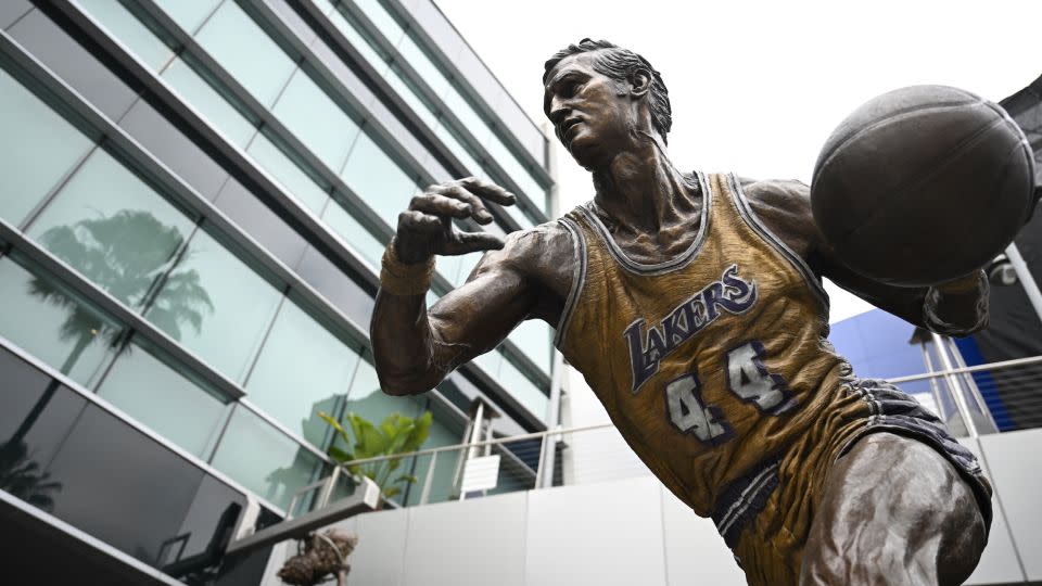 West will forever be remembered as a basketball great for his work both on and off the court. - Patrick T. Fallon/AFP/Getty Images