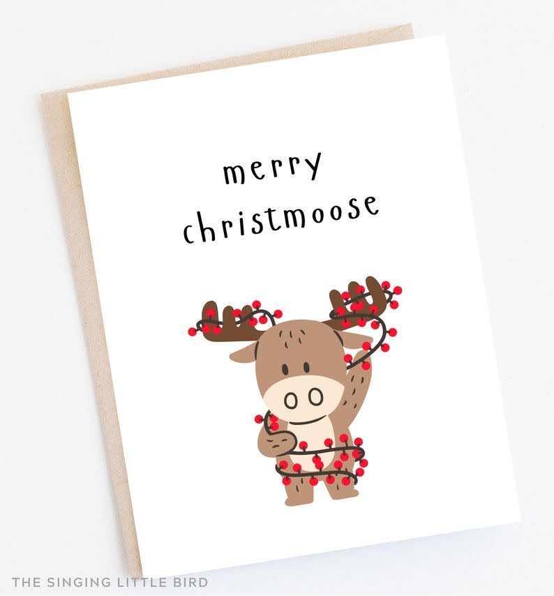 Merry Christmoose Card