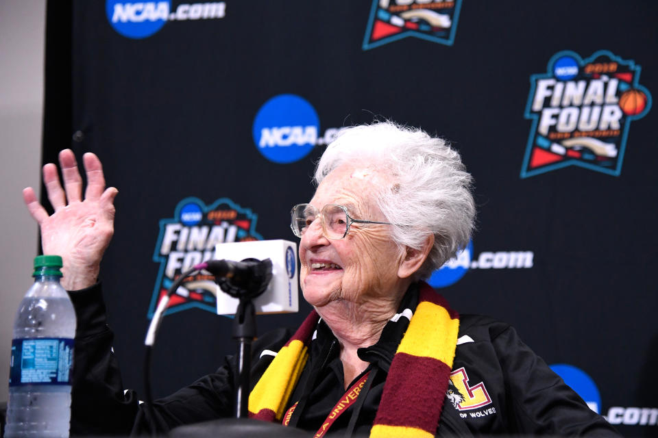 Sister Jean Dolores Schmidt (Jamie Schwaberow / NCAA Photos via Getty Images)