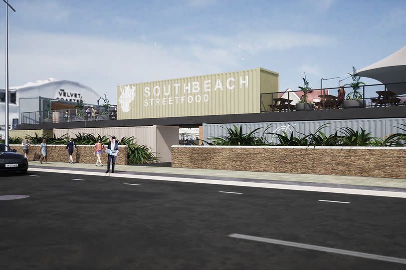 The South Beach Streetfood site in Blackpool