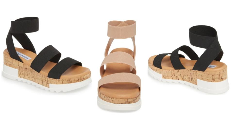 Get the Steve Madden Bandi Platform Wedge Sandal on sale now for $50.