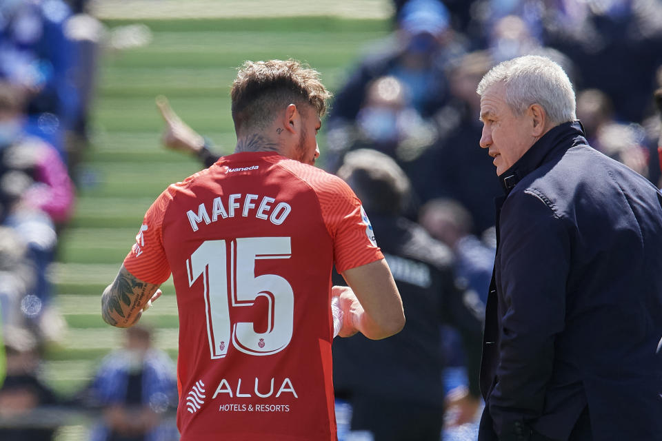 Javier Aguirre desea inculcar valores a sus futbolistas, como a Pablo Maffeo. (Foto: Jose Breton/Pics Action/NurPhoto via Getty Images)