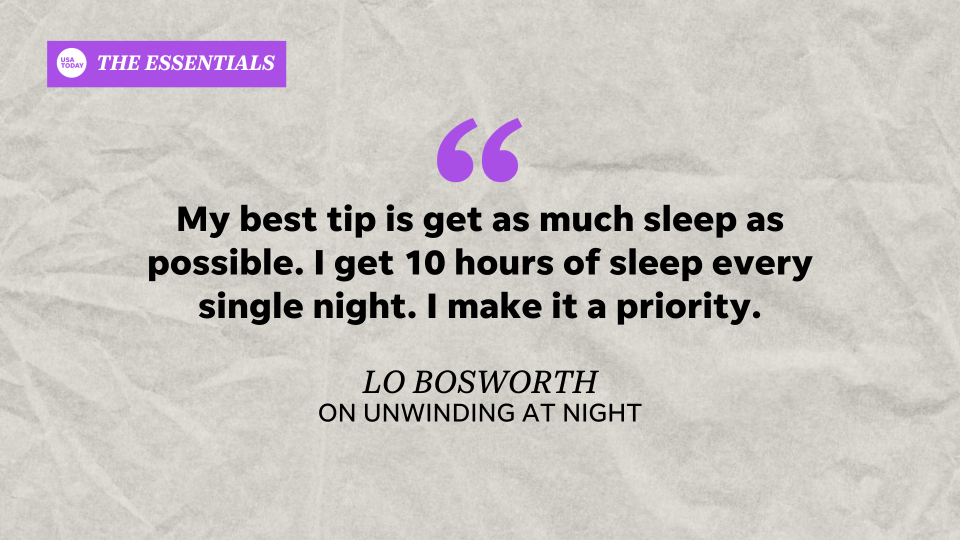 USA TODAY's The Essentials: Lo Bosworth shares her tips for living well.
