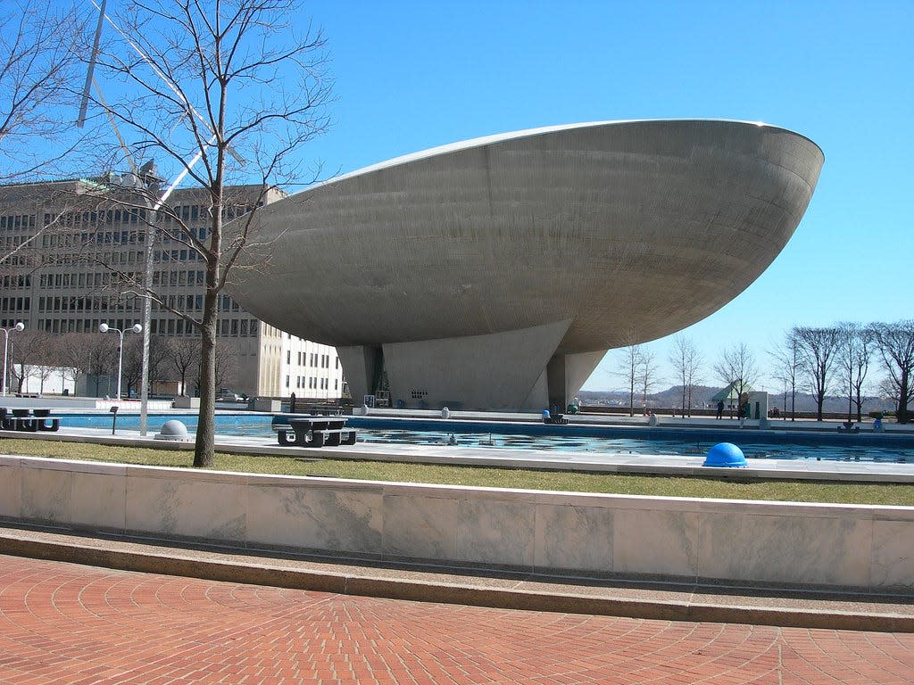 The Egg at the Empire State Plaza in Albany.