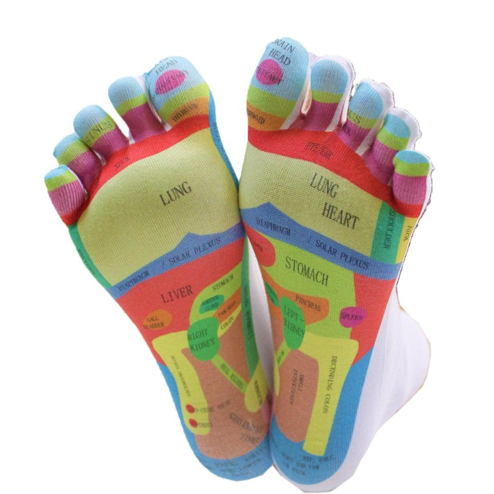 Socks with toes, TOETOE Reflexology Toe Socks