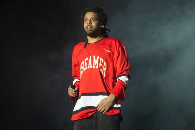 J. Cole performs at the 2024 Dreamville Music Festival. - Credit: Astrida Valigorsky/WireImage