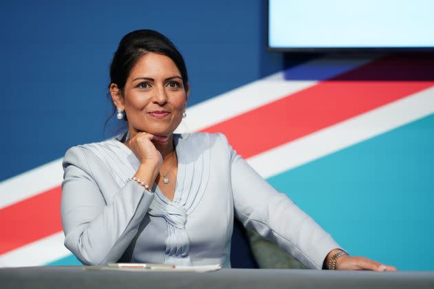 Priti Patel MP speaks at the Conservative Voice in Birmingham (Photo: Ian Forsyth via Getty Images)