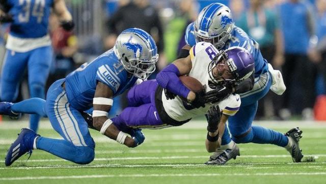 Little defense for Vikings in loss to Lions despite Jefferson's  record-setting day